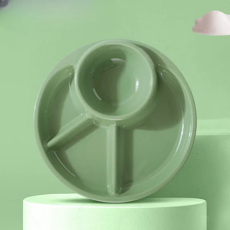 DecorBites™ Bariatric Portion Control Plate for Weight Loss and Meal Planning