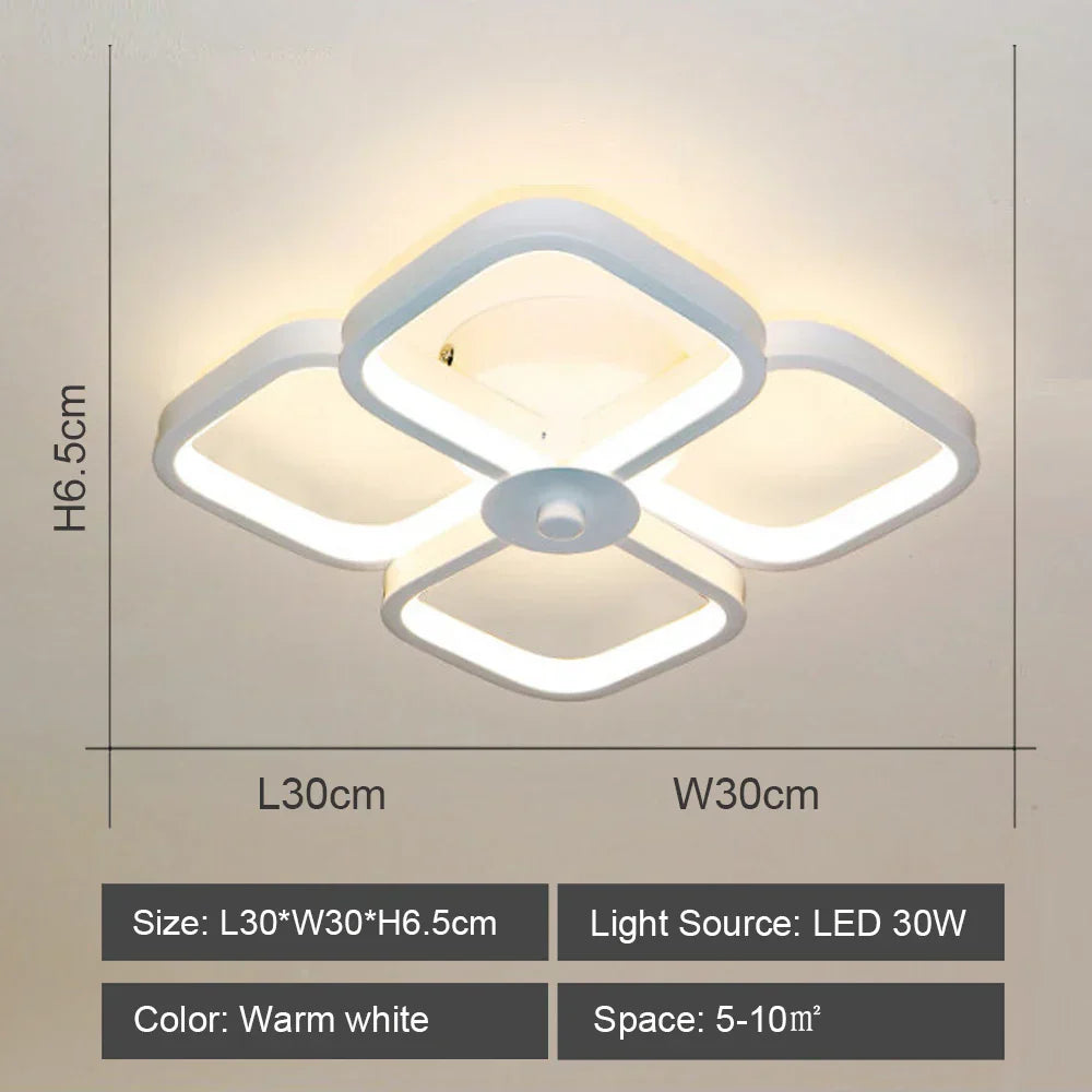 DecorBites™ LED Ceiling Light for Modern Living Room Bedroom Lighting