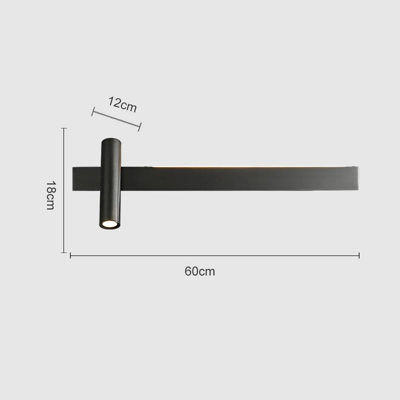 DecorBites™ Copper Wall Light Nordic Style for Bedroom Bedside, Modern Minimalist Design