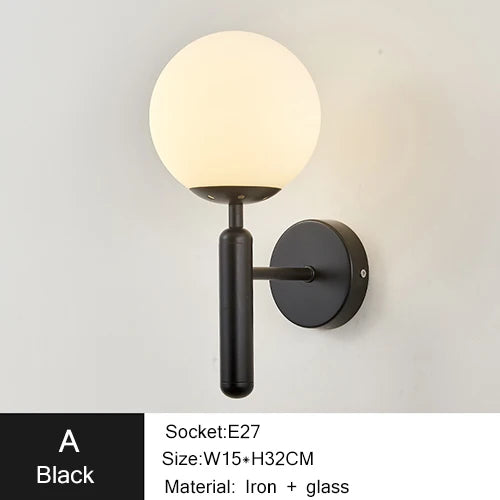 DecorBites™ Iron LED Sconce Lamp for Modern Bedroom and Living Room Lighting