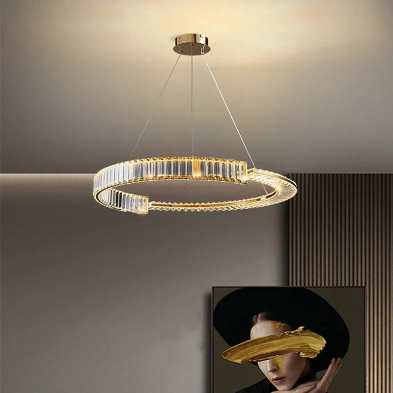 ثريا كريستال LED من DecorBites™ لعام 2025: إضاءة سقف أنيقة للمنزل والفنادق والمطابخ