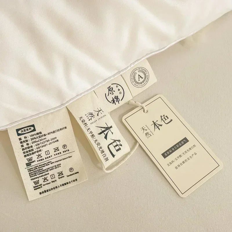 DecorBites™ Cotton Soya Fibre Filling Quilted Comforter Blanket - All Seasons Luxe Bedding