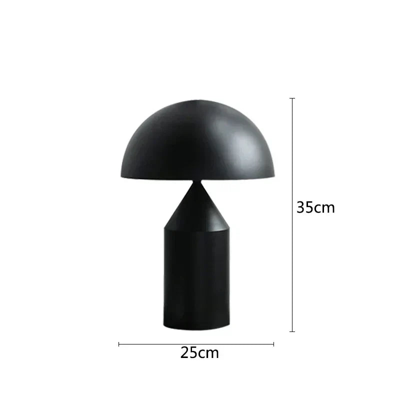 DecorBites™ Iron Mushroom Table Lamp: Minimalist Nordic Design for Home Decor & Lighting