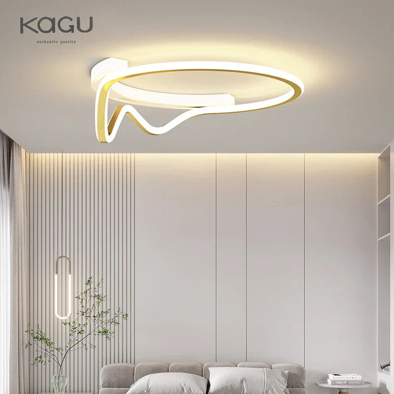 مصباح سقف LED دائري Geometry من DecorBites™ لديكور المنزل