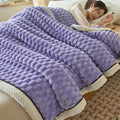 DecorBites™ Cozy Taffeta Velvet Blanket - Soft Plush Fluffy Warm Comforter for Bedroom