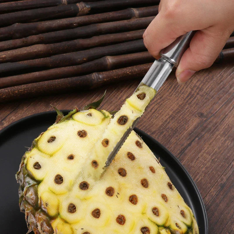 DecorBites™ Fruit Corer & Slicer Combo - Stainless Steel Non-slip Peeler & Shovel