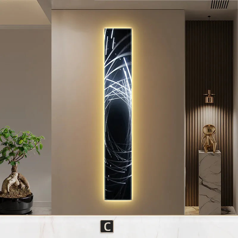 DecorBites™ Abstract LED Wall Lamp for Modern Interior Decoration