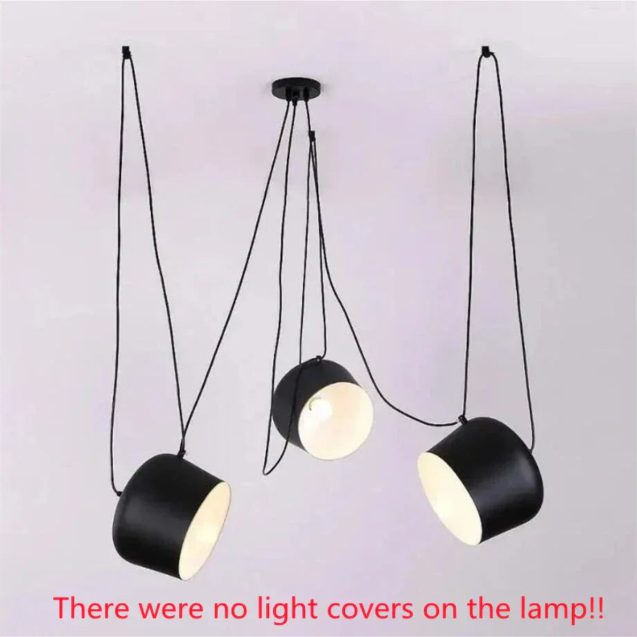 DecorBites™ Industrial Spider Pendant Lamp: Nordic Style Aim Pendant for Home, Restaurant, Bar