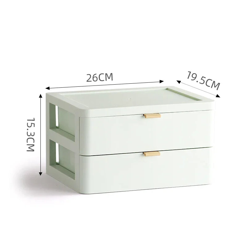 DecorBites™ Desktop Organizer Drawer Cosmetic Rack Jewelry Storage Box