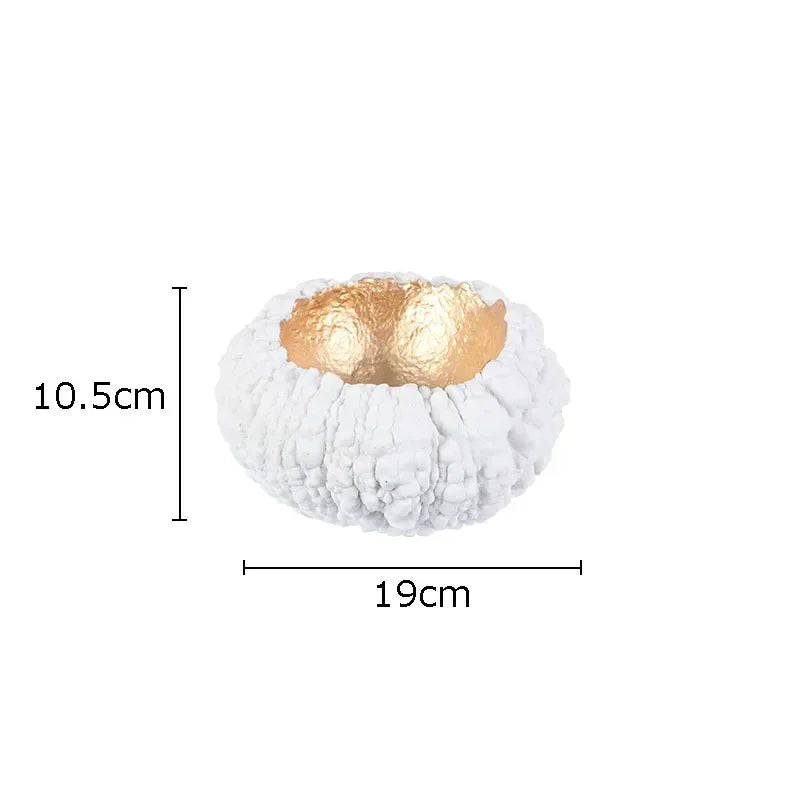 DecorBites™ Gold Pumpkin Resin Sculpture Ornaments Home Decor-Artistic Room Aesthetics