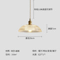 Retro Floral Glass Pendant Light