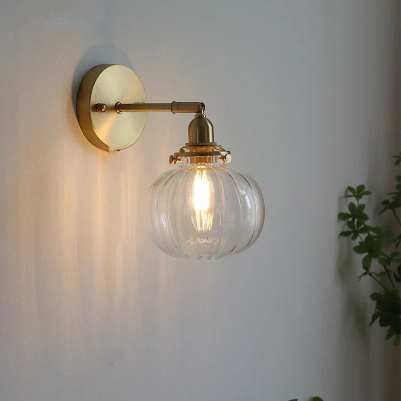 DecorBites™ Glass Ball Wall Lamp Sconce Modern Nordic Sconce Lighting for Bedroom Mirror
