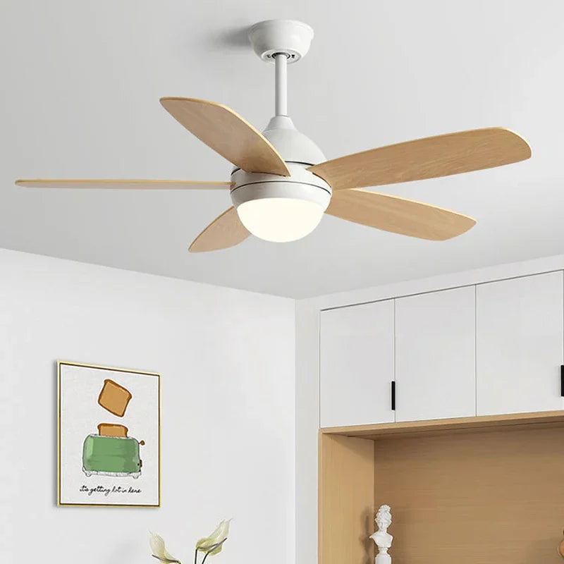 مروحة سقف للأطفال من ديكور بايتس™ مع إضاءة وجهاز تحكم عن بعد، 3 سرعات، تصميم طائرة هليكوبتر بخمس شفرات