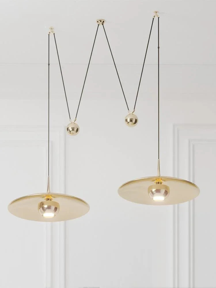 Postmodern Adjustable Metal Pendant Light