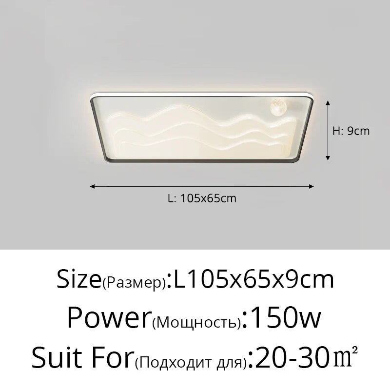 ثريا DecorBites™ LED: تركيبات إضاءة حديثة لديكور المنزل، أضواء بيضاء لامعة