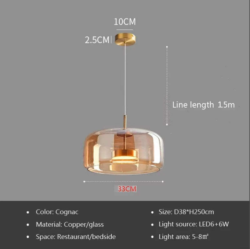 Modern Gray Glass Pendant Light With Plated Finish