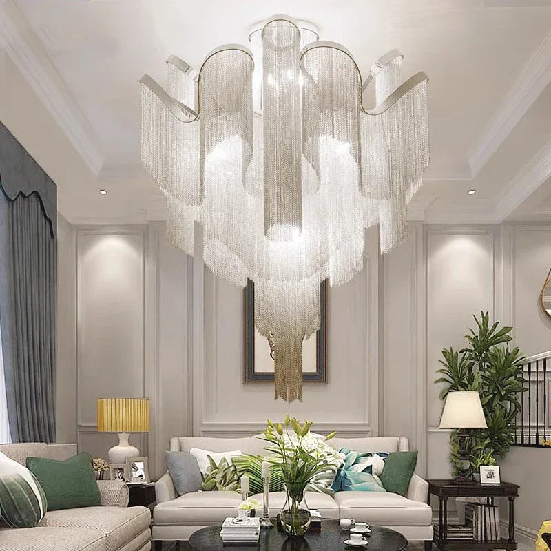 Lustres LED DecorBites™ pour salon, suspensions de décoration intérieure moderne