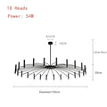 DecorBites™ Art Pendant Chandelier - Nordic LED Indoor Lighting Fixture