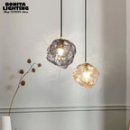 Nordic Ice Crystal Glass Pendant Light
