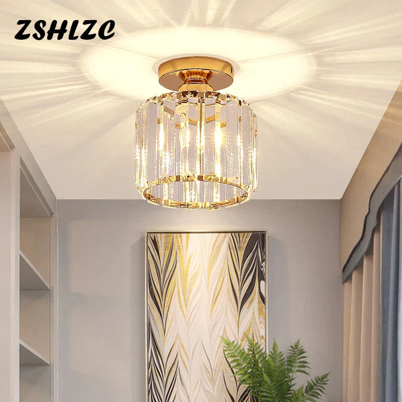 DecorBites™ Crystal LED Ceiling Light Modern Home Decor Fixture for Living Room Kitchen Hallway