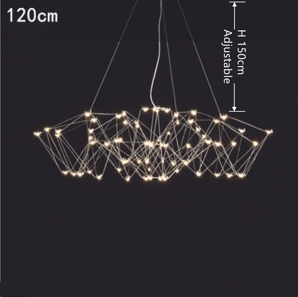DecorBites™ Cube Light: Modern Creative LED Pendant Lamp for Living Room and Restaurant