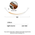 DecorBites™ Designer LED Tube Suspension Chandelier for Living Room and Bar
