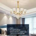 DecorBites™ Crystal Ceiling Chandelier: Modern European Style, High-class Luxury for Living Room, Dining Room
