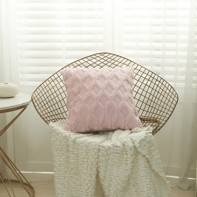 DecorBites™ Diamond Embroidery Cushion Cover for Modern Home Decor