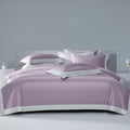 طقم مفروشات دانتيل مرقع من DecorBites™: غطاء لحاف، ملاءة، أغطية وسائد من القطن المصري 1200TC