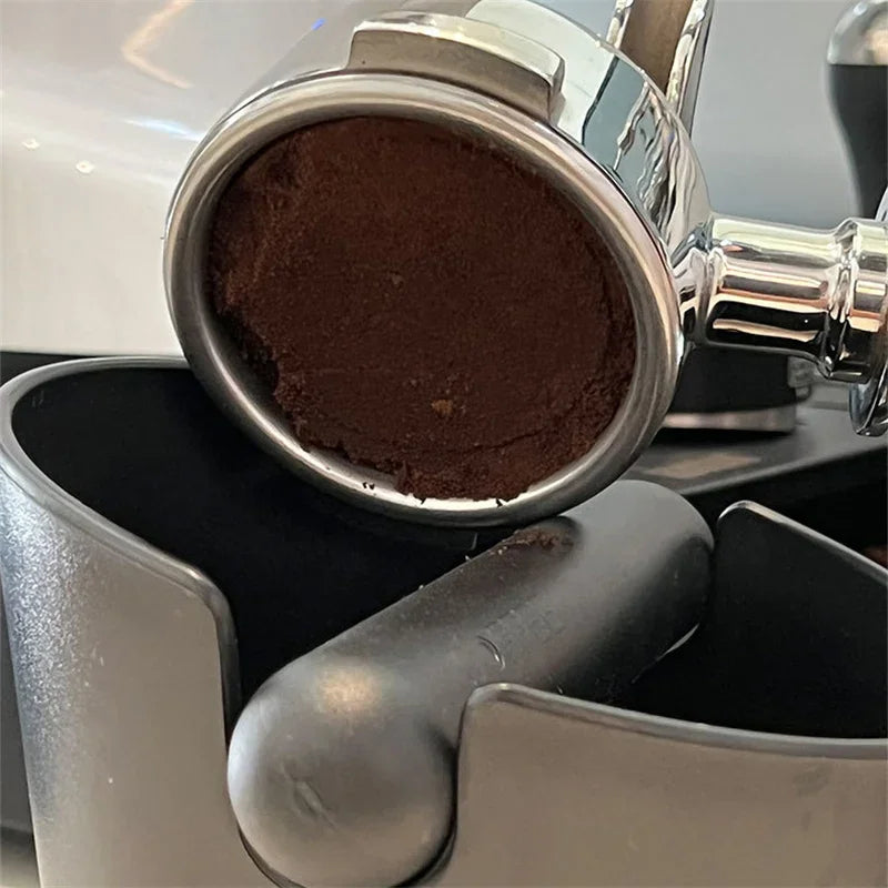 DecorBites™ Espresso Knock Box with Removable Bar and Non Slip Base