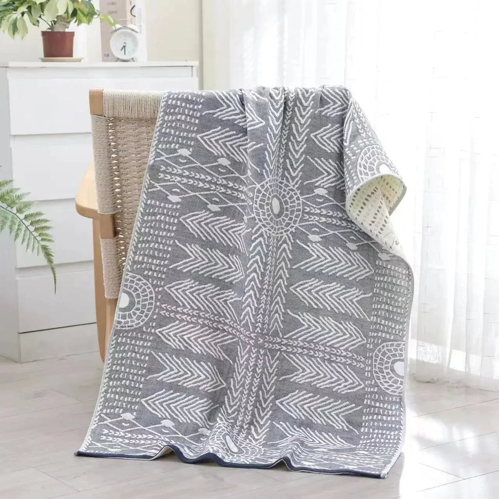 DecorBites™ Cotton Bath Towel - Soft & Quick Dry - 70x140cm