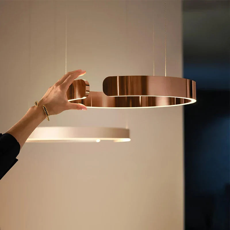 DecorBites™ ثريا LED: إضاءة داخلية عصرية لغرفة النوم، غرفة المعيشة، قاعة الدراسة