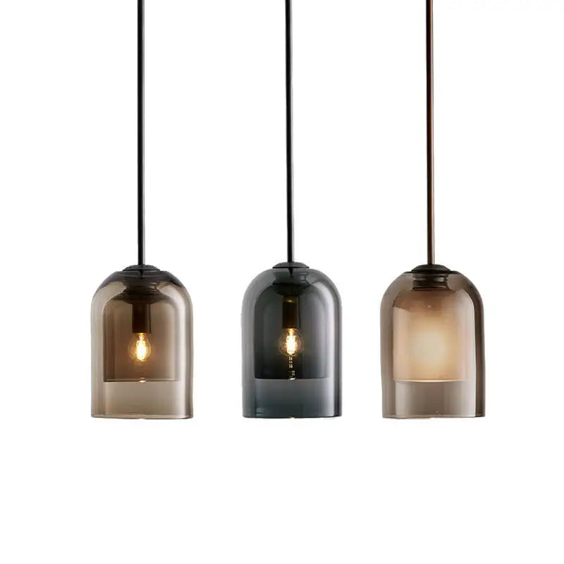 DecorBites™ Glass LED Chandelier for Bedroom Dining Room Bar Office Eco-Friendly Nordic Design