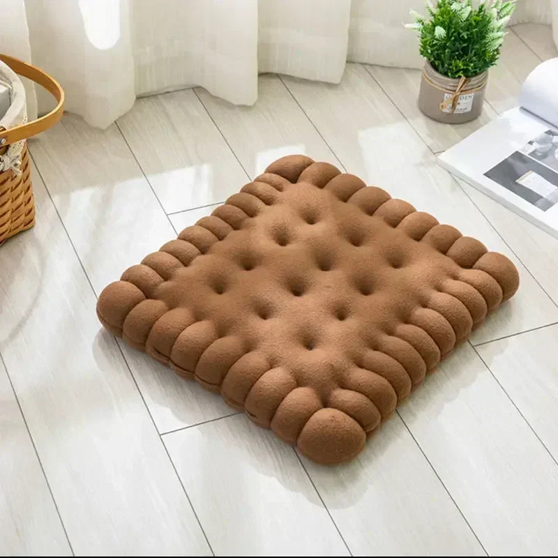 DecorBites™ Biscuit Sofa Cushion: Soft Chair Seat Cushion for Home Decor and Living Room