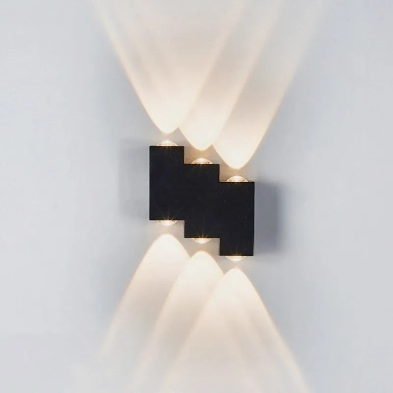 DecorBites™ IP65 LED Wall Lamp for Indoor/Outdoor Waterproof Garden Lighting