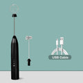 DecorBites™ Electric Milk Frother Mixer 3-Speeds Whisk Blender Foamer Egg Beater