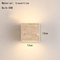 DecorBites™ Cuboid Stone LED Wall Lamp 3000K Parlor Bedroom Stairs Creative Lighting
