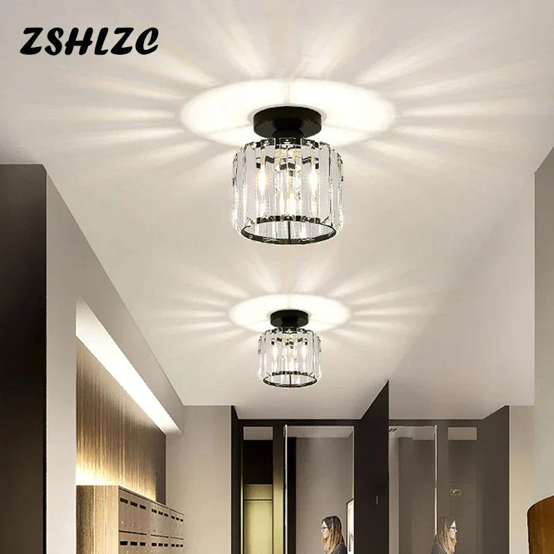 DecorBites™ ثريا كريستال LED للممرات والمداخل والمساحات المعيشية