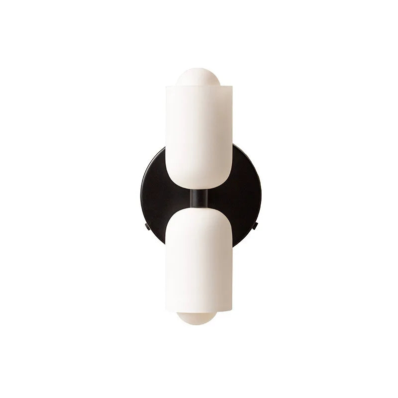DecorBites™ French Cream Double Headed Glass Wall Lamp for Bedroom and Living Room
