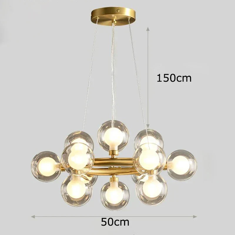 ثريات ليد DecorBites™ المتدلية لإضاءة غرف المعيشة وتناول الطعام العصرية