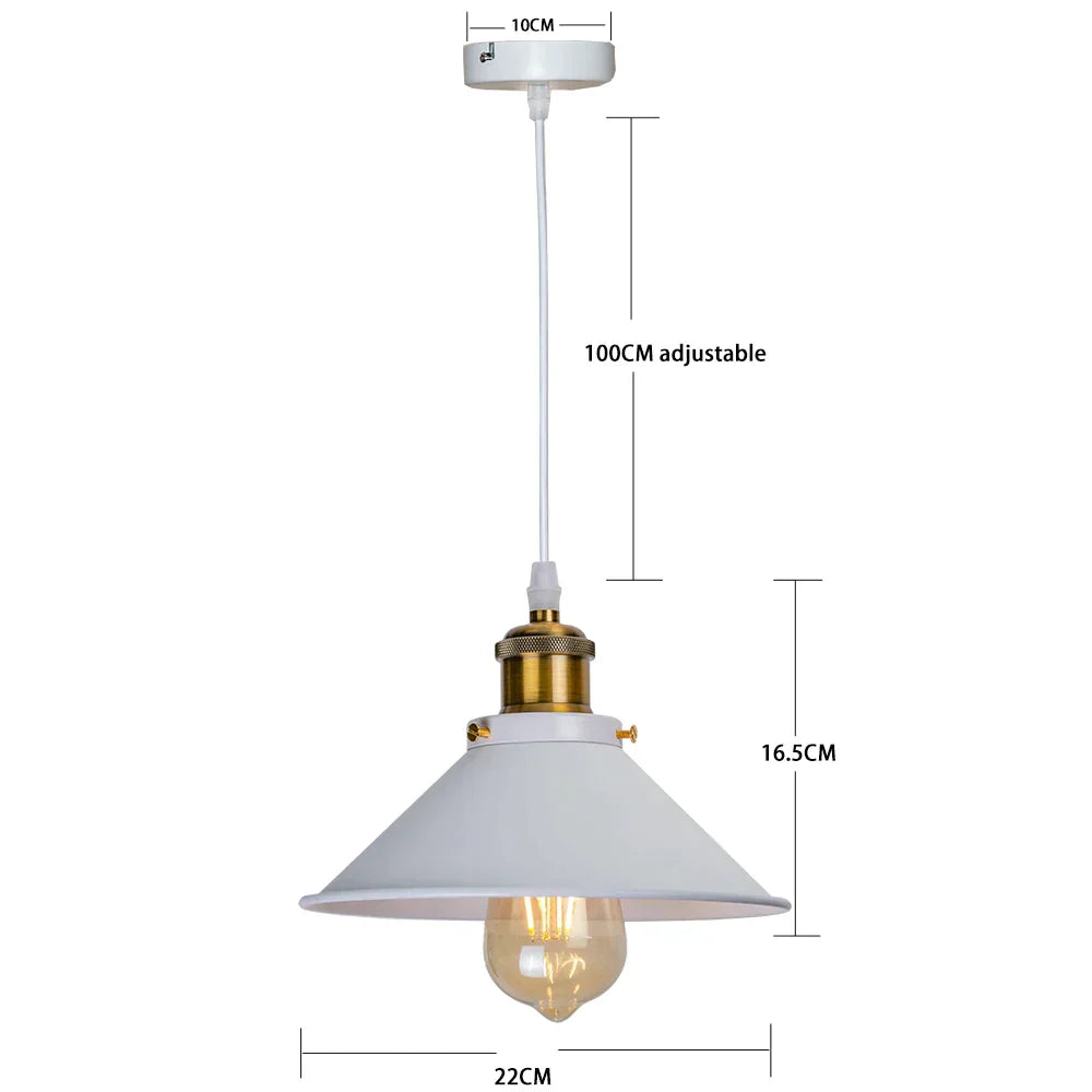 Suspension LED industrielle rétro DecorBites™ pour la maison, la salle à manger, le bar et la décoration de restaurant
