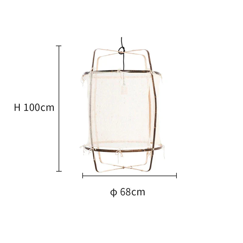 DecorBites™ Linen Cotton Pendant Lamp: Nordic White DIY Fabric Shade LED Island Lighting
