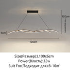 Modern Minimalist White Aluminum LED Pendant Light