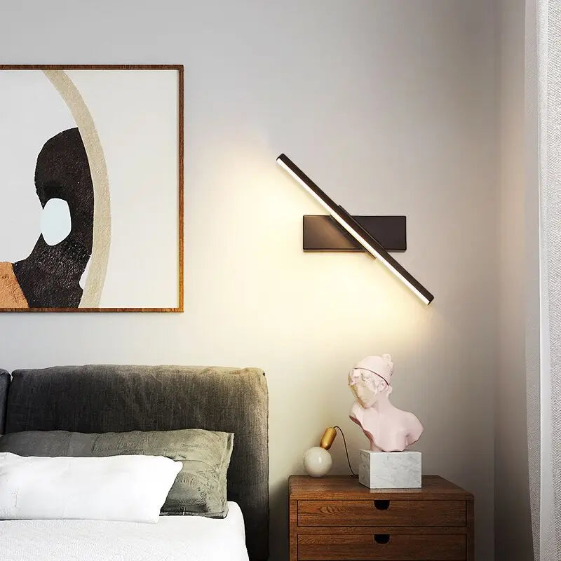 DecorBites™ 360° Rotatable LED Wall Lamp | Aluminum Indoor Bedroom Light