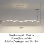 Modern Minimalist White Aluminum LED Pendant Light