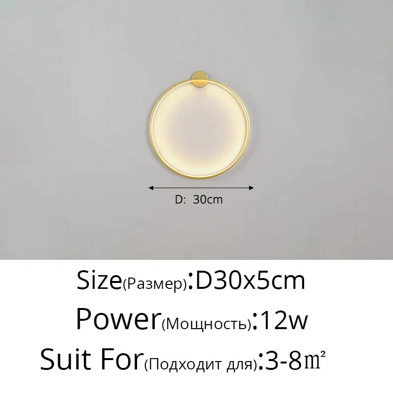 DecorBites™ LED Wall Lights: Modern Sconces for Living Dining Bedroom Home Decor