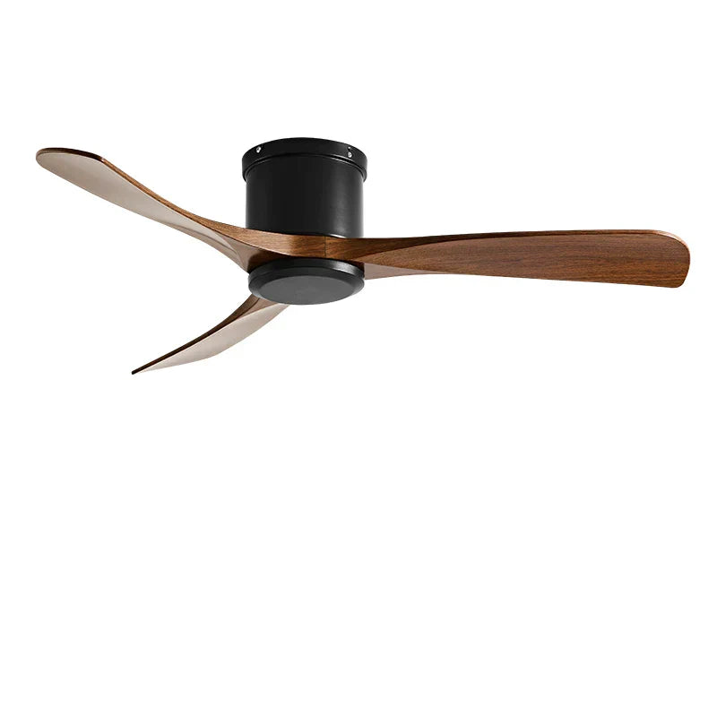 DecorBites™ Black DC Motor Ceiling Fan Remote Control 35W for Home Restaurant