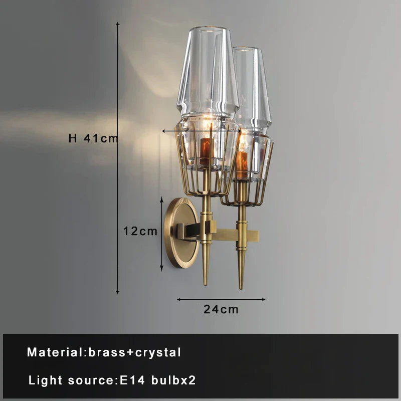 DecorBites™ Crystal Bronze Pendant Lamp for Dining Room LED Dimmable Lighting