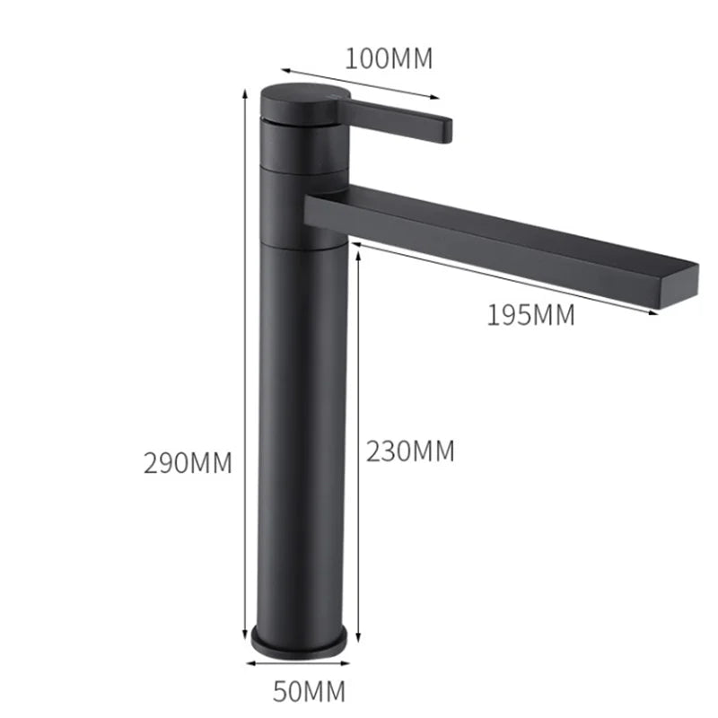 DecorBites™ Gold Solid Brass Bathroom Basin Faucet Mixer Sink Tap