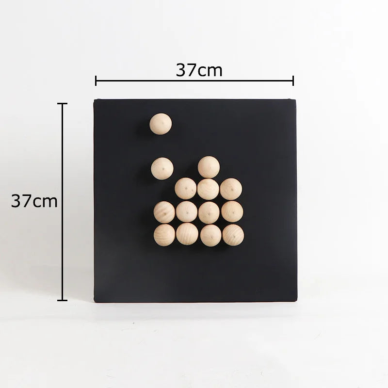 DecorBites™ 3D Ball Hanging Wall Decor Ornaments Modern Living Room Background Art